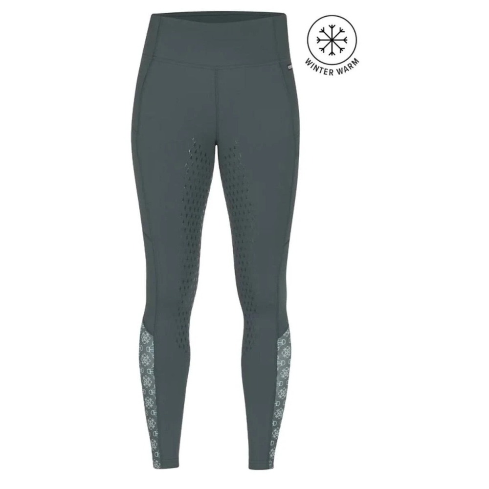 Kerrits NWT Thermo Tech Full Leg Riding Tight in Gray Size Large